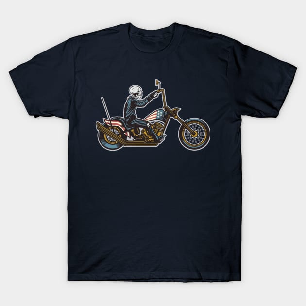 American motorcycle T-Shirt by Shapwac12